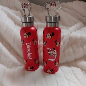 Disney water bottle Minnie Mouse red  bottle